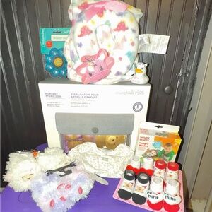 Munchkin Nursery Sterilizer/ baby shower gift bundle.